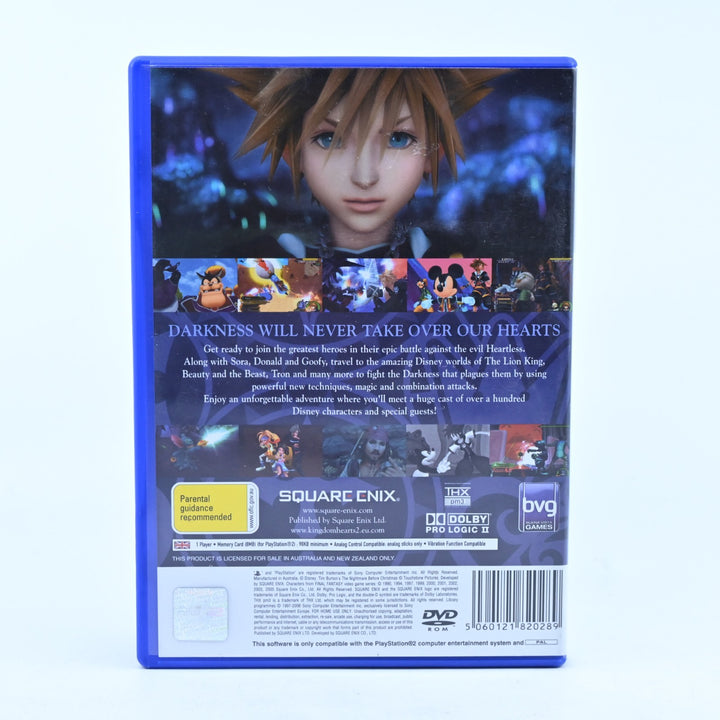 Kingdom Hearts II - Sony Playstation 2 / PS2 Game + Manual - PAL - MINT DISC!