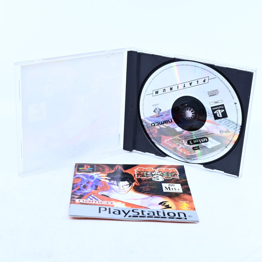 Tekken 3 - Sony Playstation 1 / PS1 Game + Manual - PAL - MINT DISC!