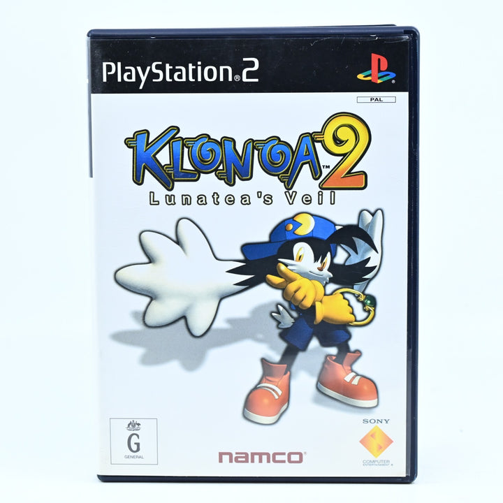Klonoa 2 Lunatea's Veil - Sony Playstation 2 / PS2 Game - No Manual - PAL!