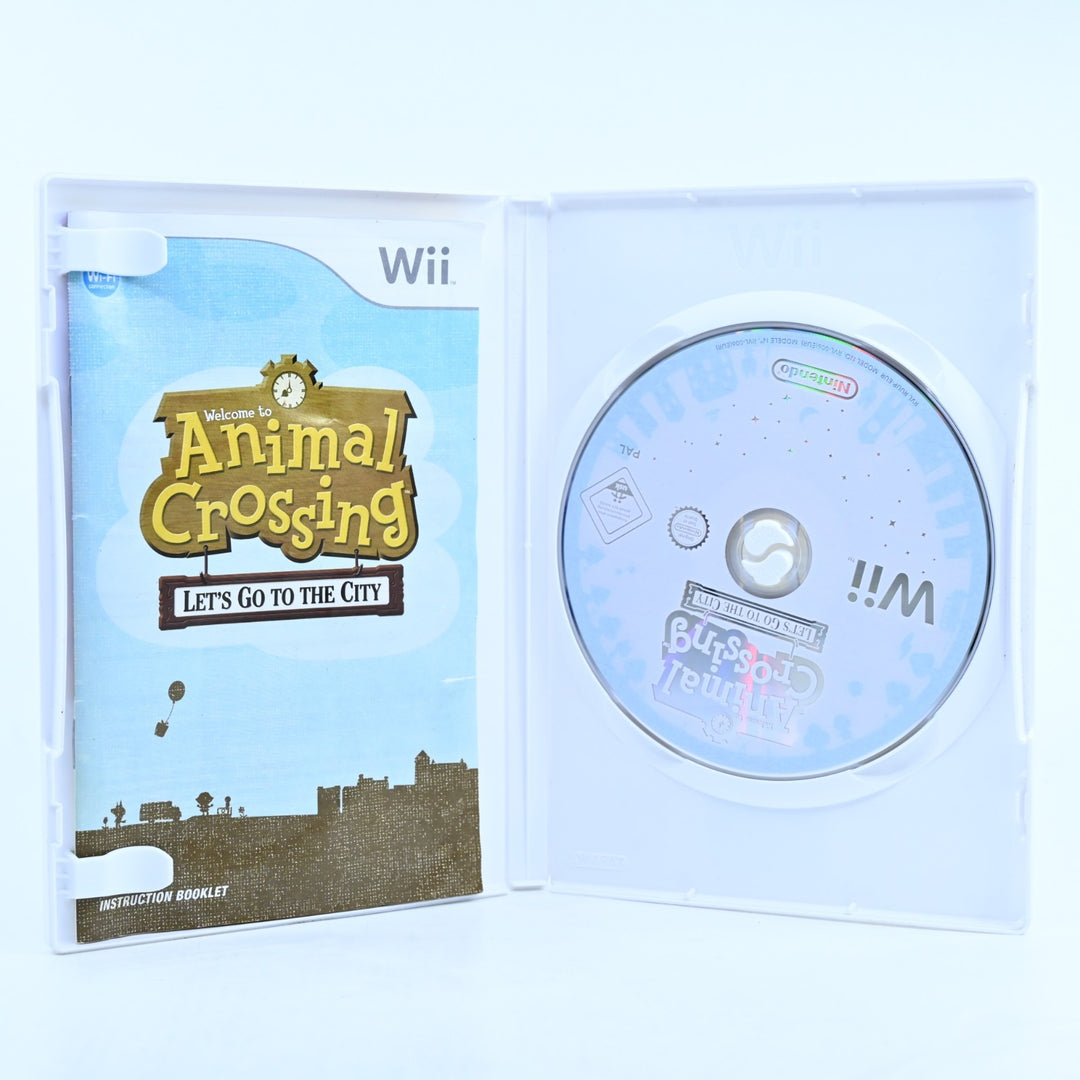 Animal Crossing: Let's Go to the City - Nintendo Wii Game + Manual - PAL