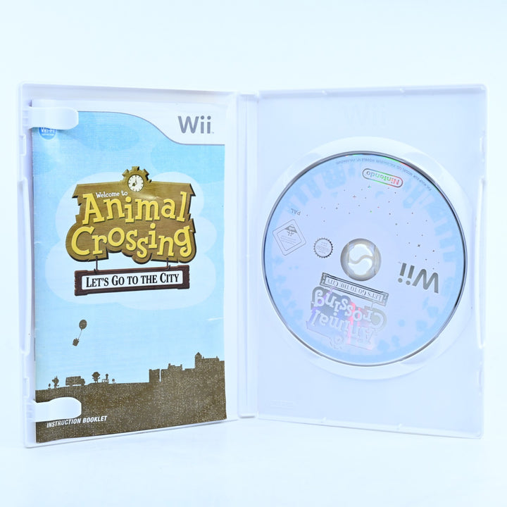 Animal Crossing: Let's Go to the City - Nintendo Wii Game + Manual - PAL