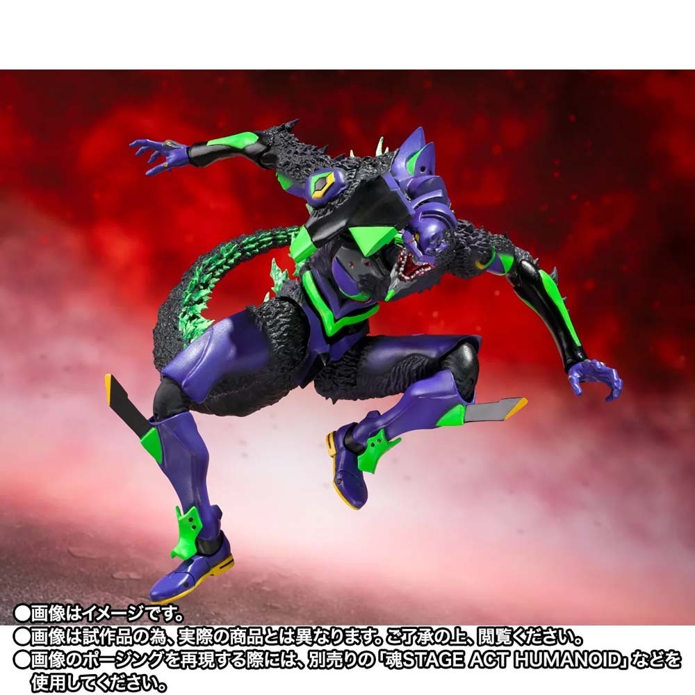 Pre-Order - S.H.MonsterArts Evangelion Test Type-01 G Awakening Form - Model Kit