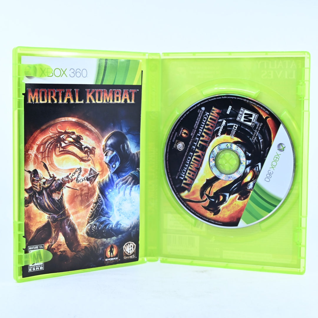 Mortal Kombat Komplete Edition - Xbox 360 Game + Manual - Region Free