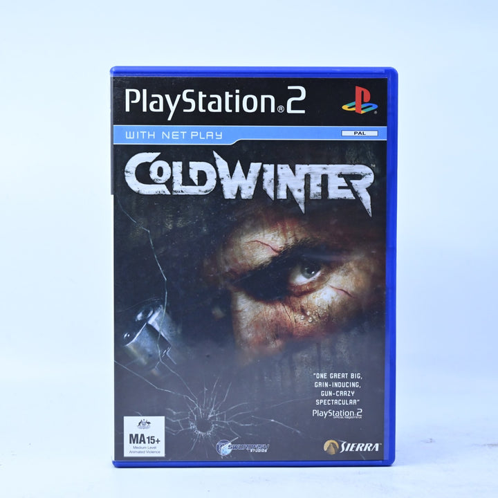 Cold Winter - Sony Playstation 2 / PS2 Game + Manual - PAL - MINT DISC!