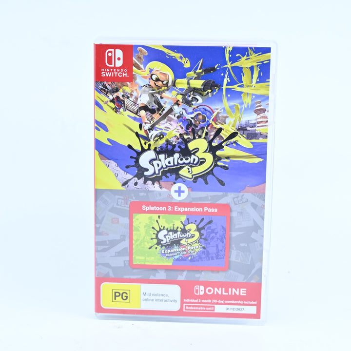 Splatoon 3 + Expansion Pass - Nintendo Switch Game - FREE POST!