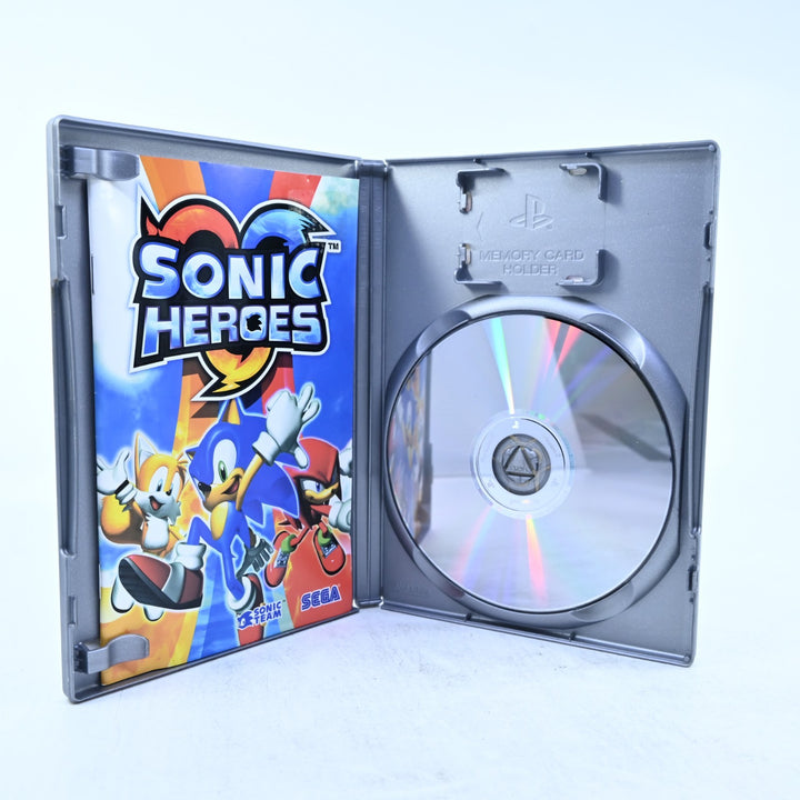 Sonic Heroes - Sony Playstation 2 / PS2 Game + Manual - PAL - MINT DISC!
