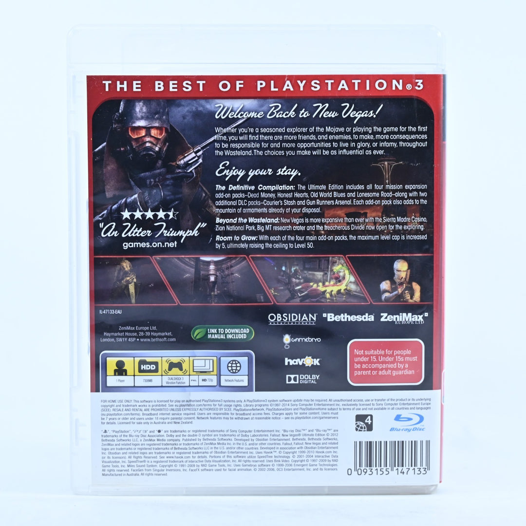 Fallout: New Vegas - Ultimate Edition - Sony Playstation 3/PS3 Game - No Manual
