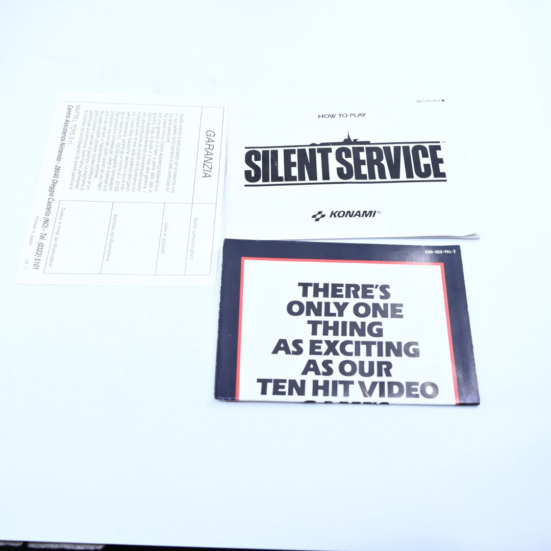 Silent Service - Nintendo Entertainment System / NES Boxed Game - PAL