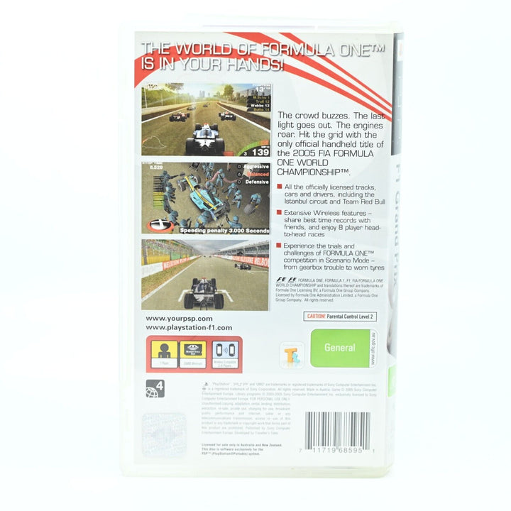 F1 Formula One: Grand Prix - Sony PSP Game + Manual - FREE POST!