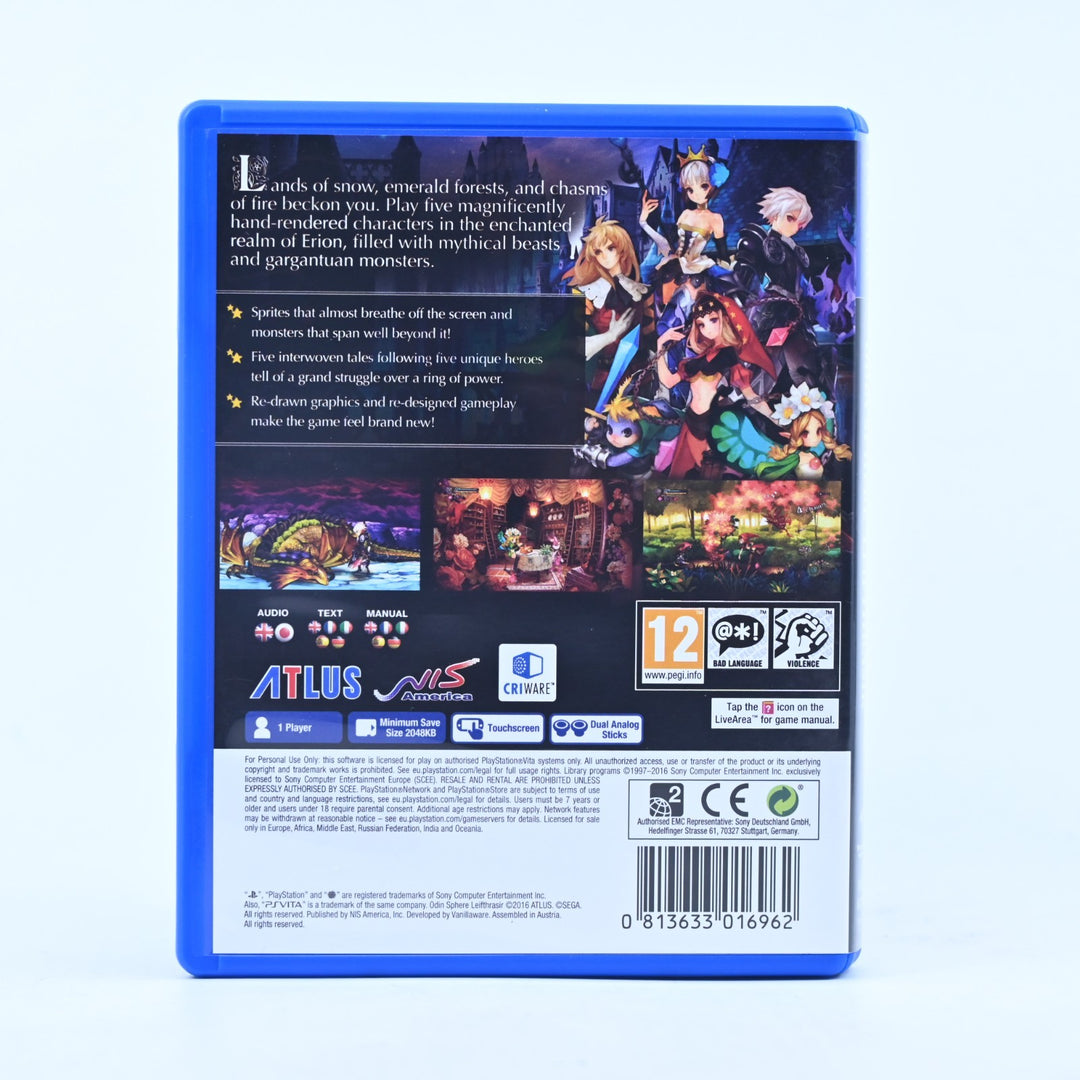 Odin Sphere Leifthrasir - Sony PS Vita Game - FREE POST!