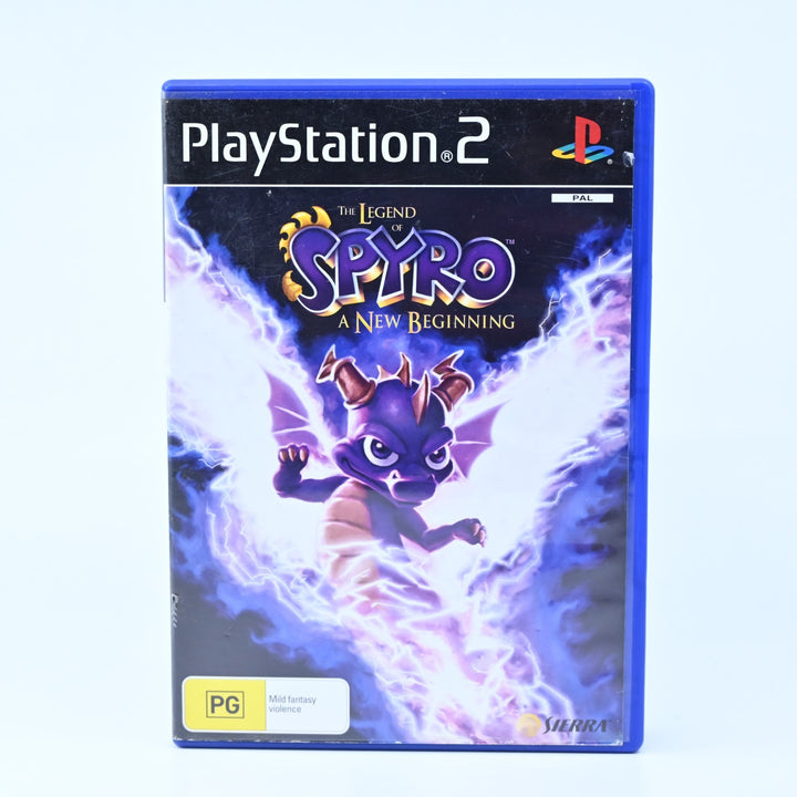 The Legend of Spyro: A New Beginning - Sony Playstation 2 / PS2 Game + Manual