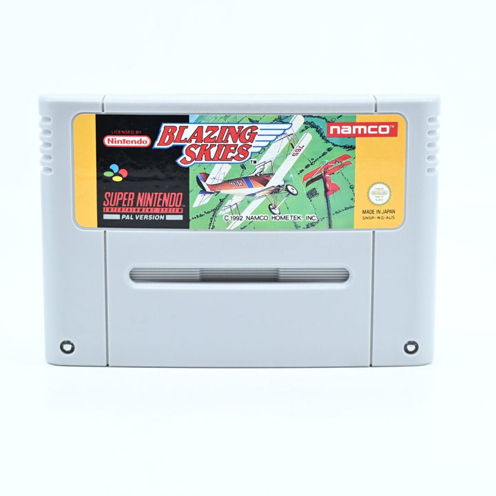 Blazing Skies - Super Nintendo / SNES Game - PAL - FREE POST!