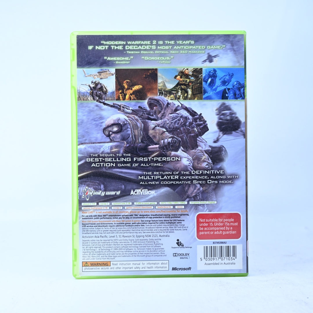 Call of Duty: Modern Warfare 2 - Xbox 360 Game + Manual - PAL - MINT DISC!