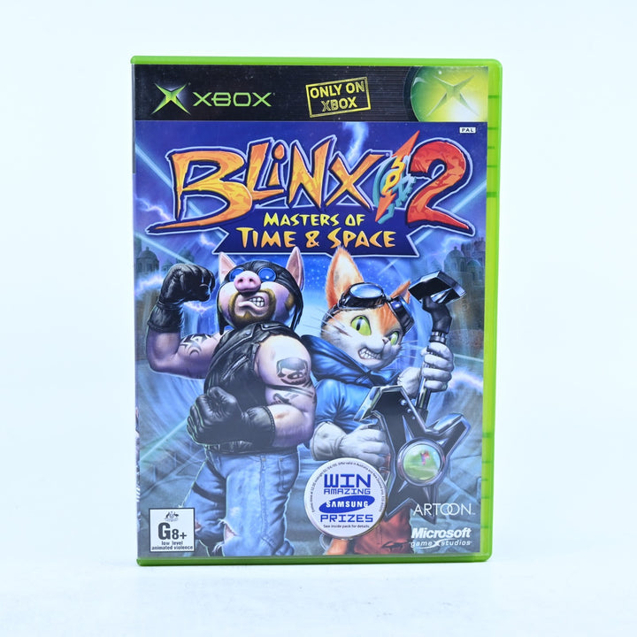 Blinx 2: Masters of Time & Space - Original Xbox Game + Manual - MINT DISC!