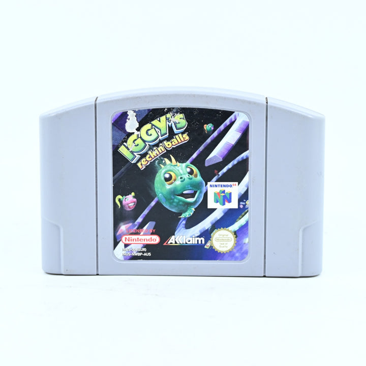Iggy's Reckin' Balls - N64 / Nintendo 64 Game - PAL - FREE POST!
