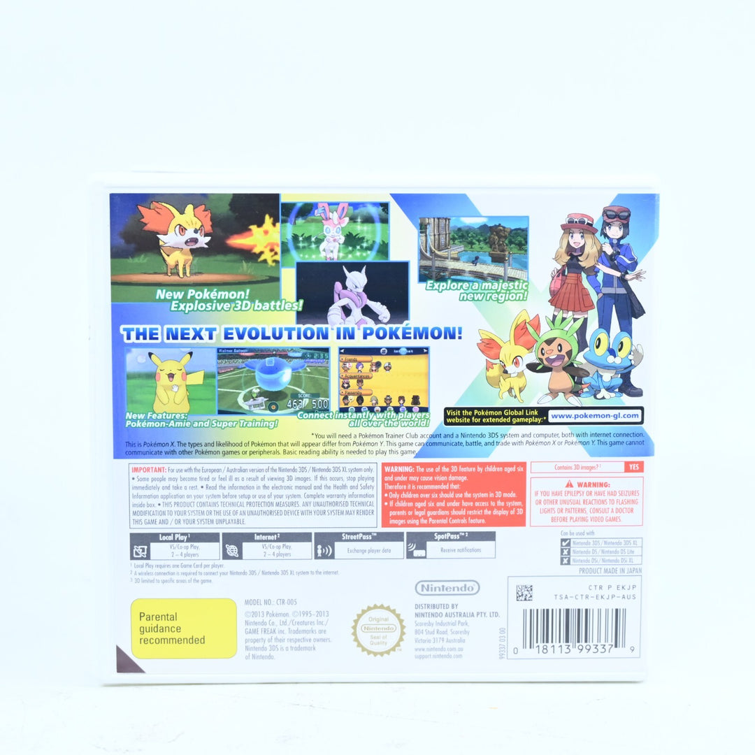 Pokemon X - Nintendo 3DS Game - PAL - FREE POST!