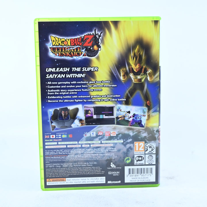 Dragon Ball Z: Ultimate Tenkaichi - Xbox 360 Game + Manual - PAL - MINT DISC!
