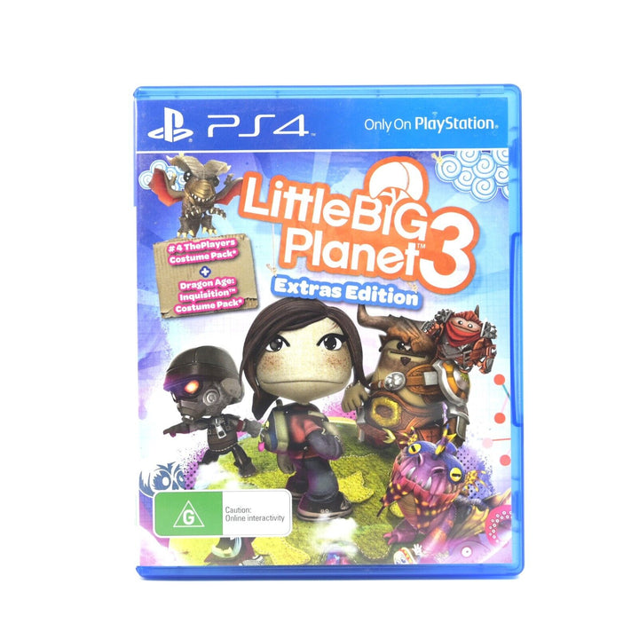 Little Big Planet 3 Extras Edition - Sony Playstation 4 / PS4 Game - FREE POST!