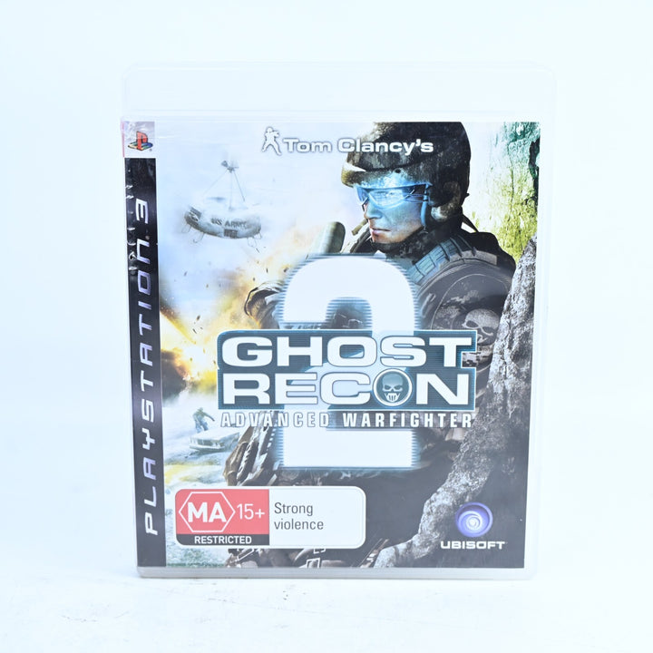 Ghost Recon: Advanced Warfighter 2 - PS3 Game + Manual - MINT DISC!
