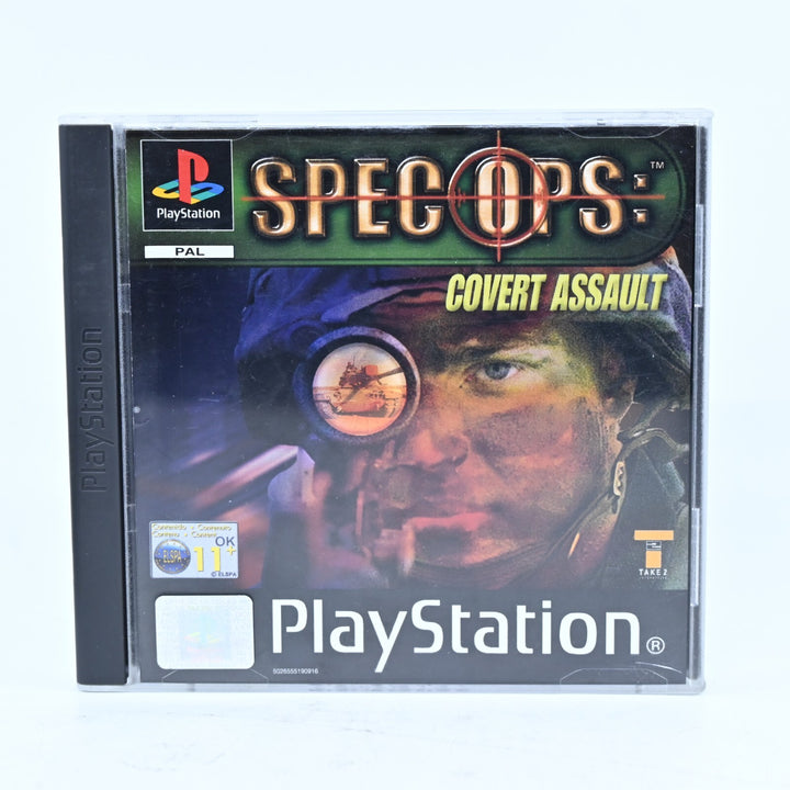 Spec Ops: Covert Assault - Sony Playstation 1 / PS1 Game + Manual - PAL