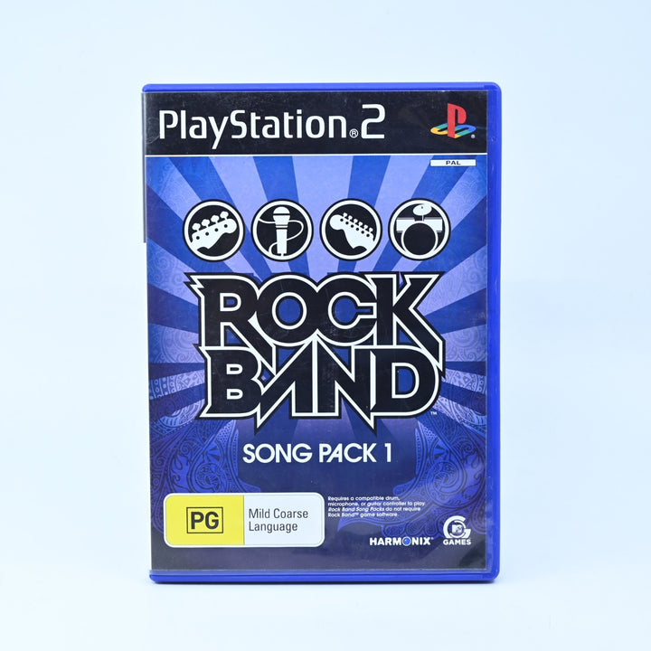 Rock Band: Song Pack 1 - Sony Playstation 2 / PS2 Game + Manual - PAL