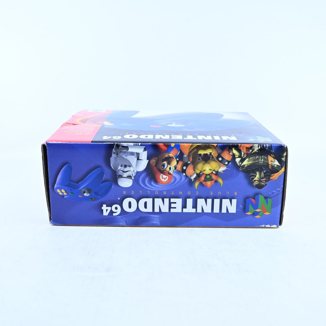 Solid Blue Boxed Controller - N64 / Nintendo 64 Accessory - PAL - FREE POST!