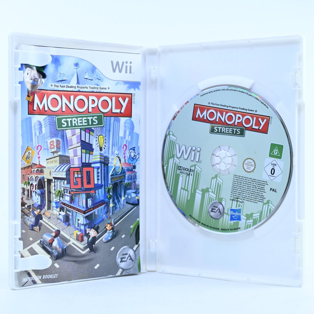 Monopoly Streets - Nintendo Wii Game + Manual - PAL - MINT DISC!