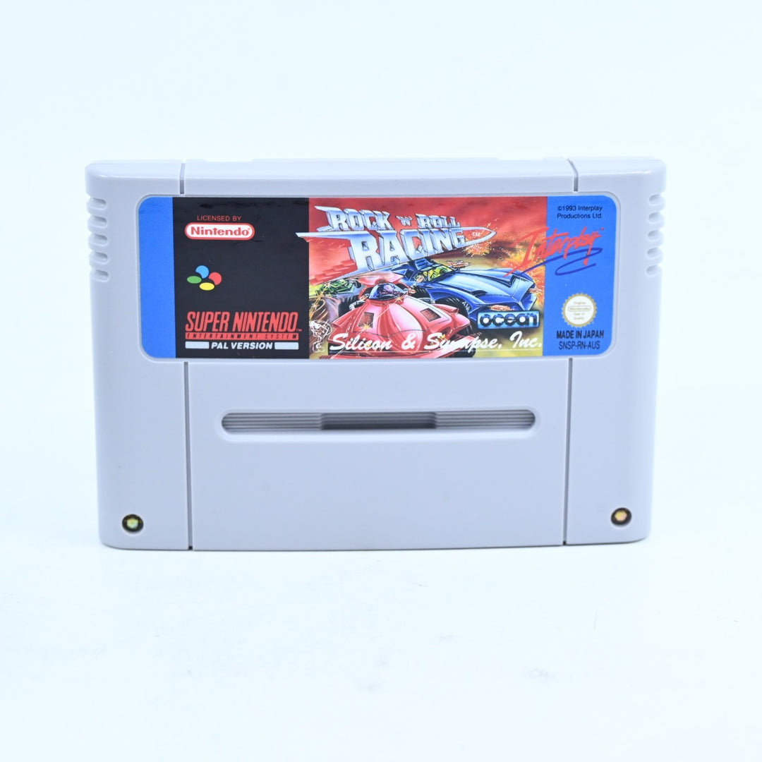 Rock n' Roll Racing - Super Nintendo / SNES Boxed Game - AUS PAL - FREE POST!