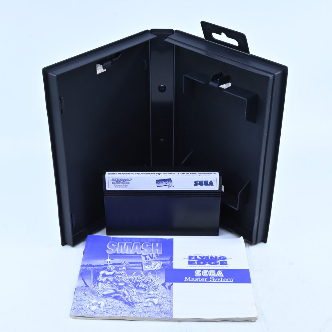 Super Smash T.V. - Sega Master System Game + Manual - PAL - FREE POST!