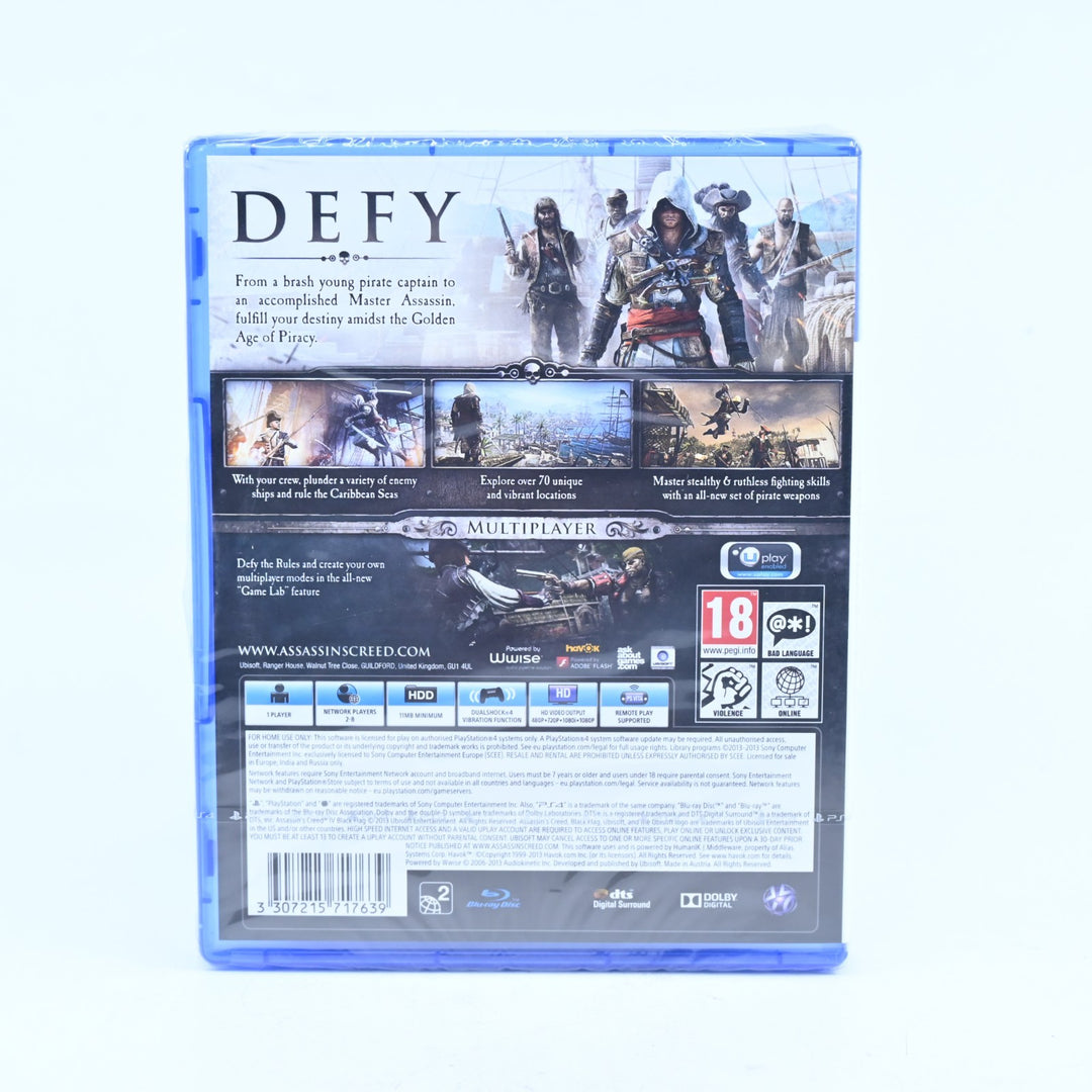SEALED! Assassin's Creed IV 4: Black Flag - SEALED! - Sony Playstation 4