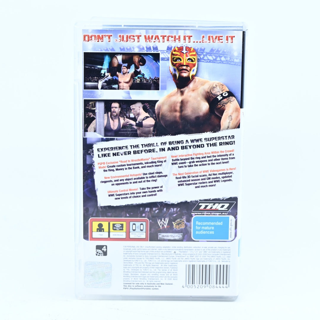 WWE SmackDown! vs. RAW 2007 - Sony PSP Game + Manual - FREE POST!