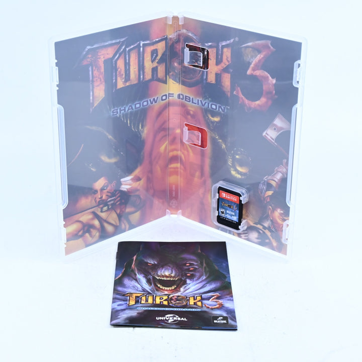 Turok 3: Shadow of Oblivion - Nintendo Switch Game + Manual - FREE POST!