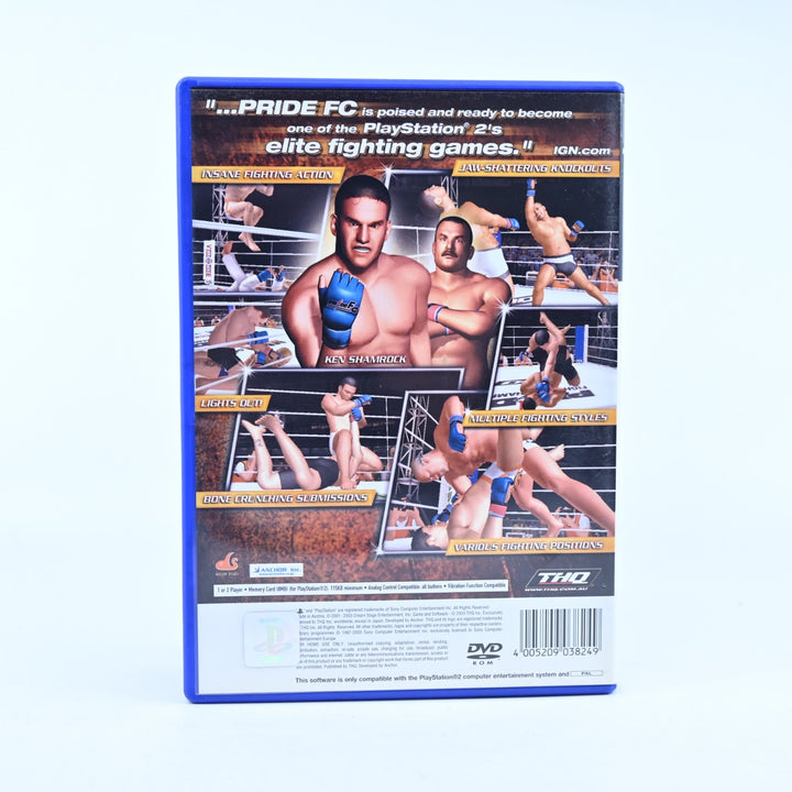 Pride FC Fighting Championships - Sony Playstation 2 / PS2 Game + Manual - PAL