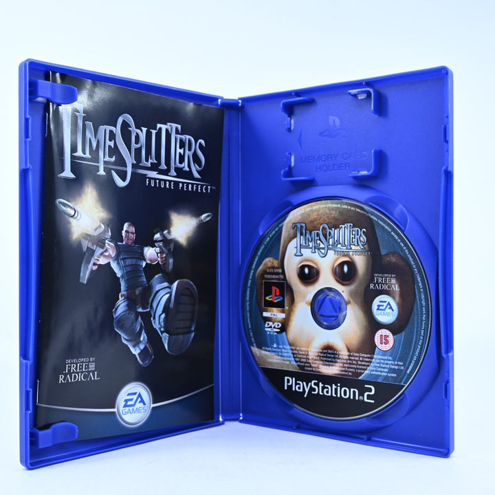 TimeSplitters Future Perfect - Sony Playstation 2 / PS2 Game + Manual - PAL