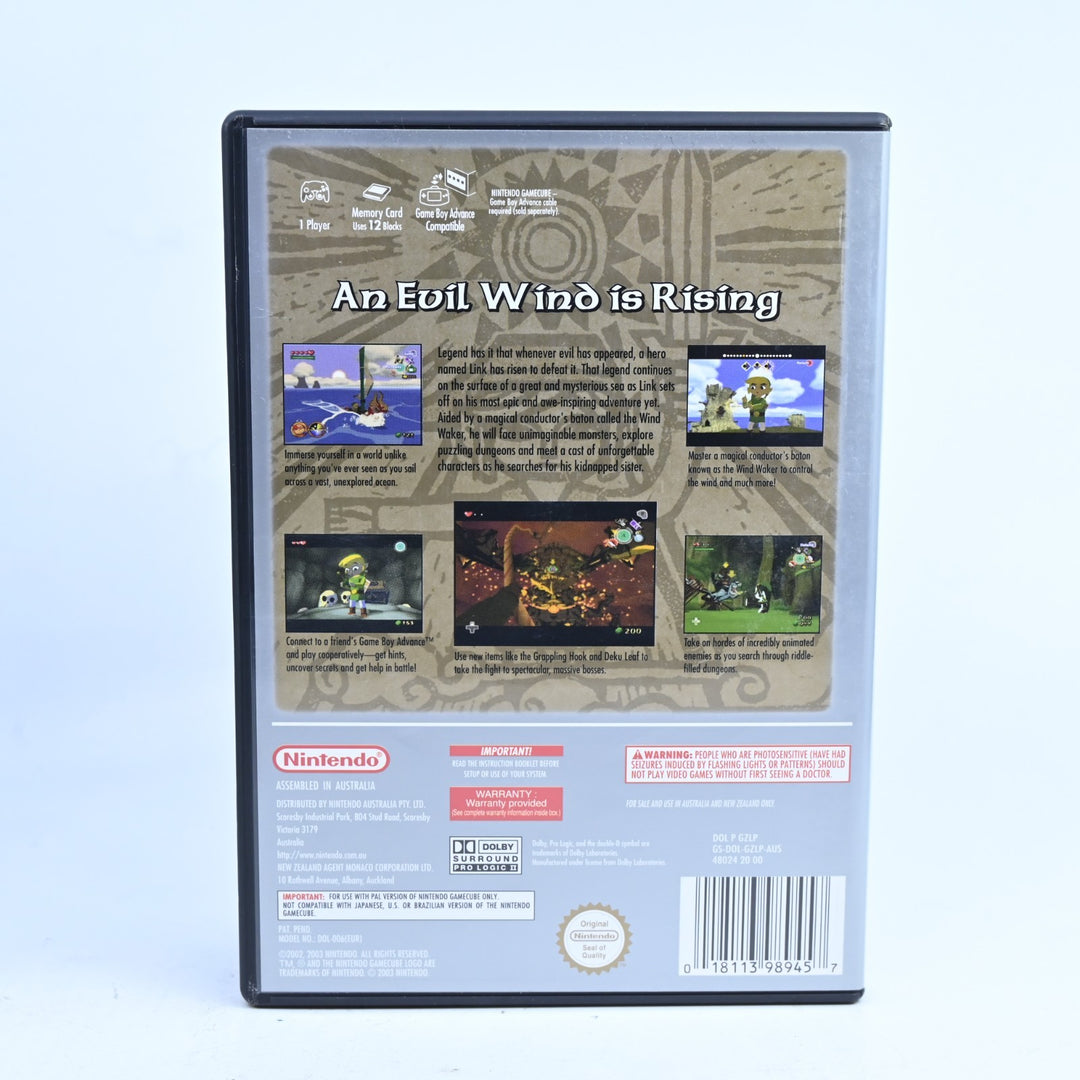 The Legend of Zelda: The Wind Waker - Nintendo Gamecube Game + Manual