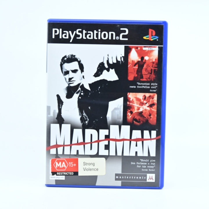 Made Man - Sony Playstation 2 / PS2 Game + Manual - PAL - MINT DISC!