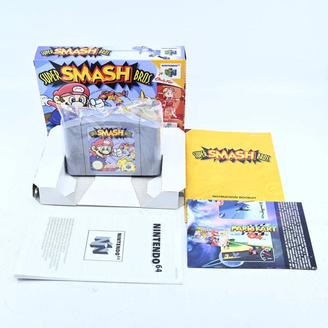 Super Smash Bros. - N64 / Nintendo 64 Boxed Game - PAL - FREE POST!