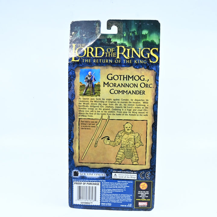 SEALED! Gothmog: Morannon Orc Commander - Lord of the Rings - Toy Biz 2005