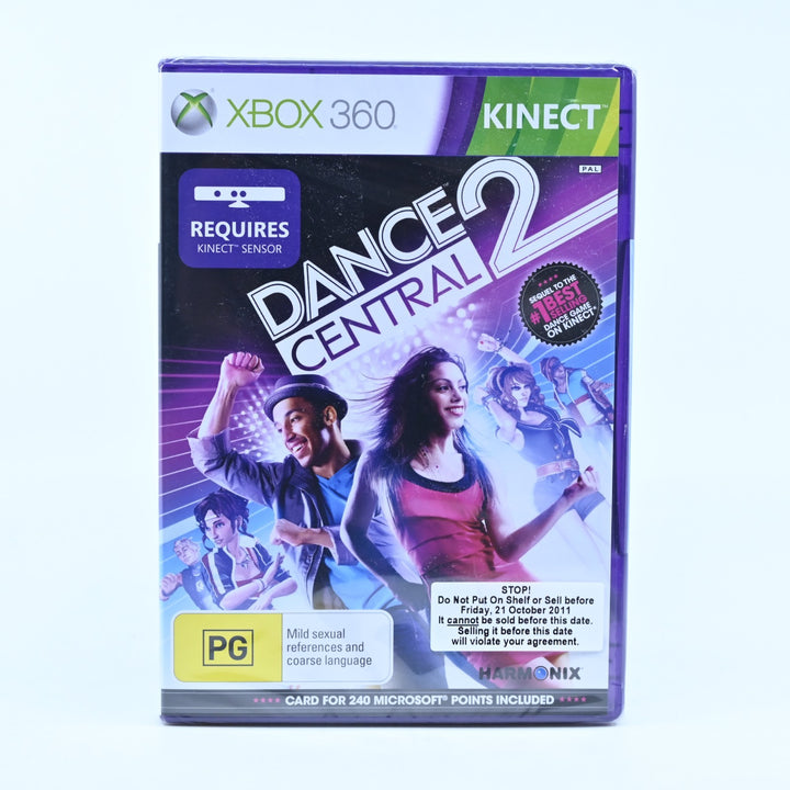 Dance Central 2 - Xbox 360 Game + Manual - PAL - SEALED!