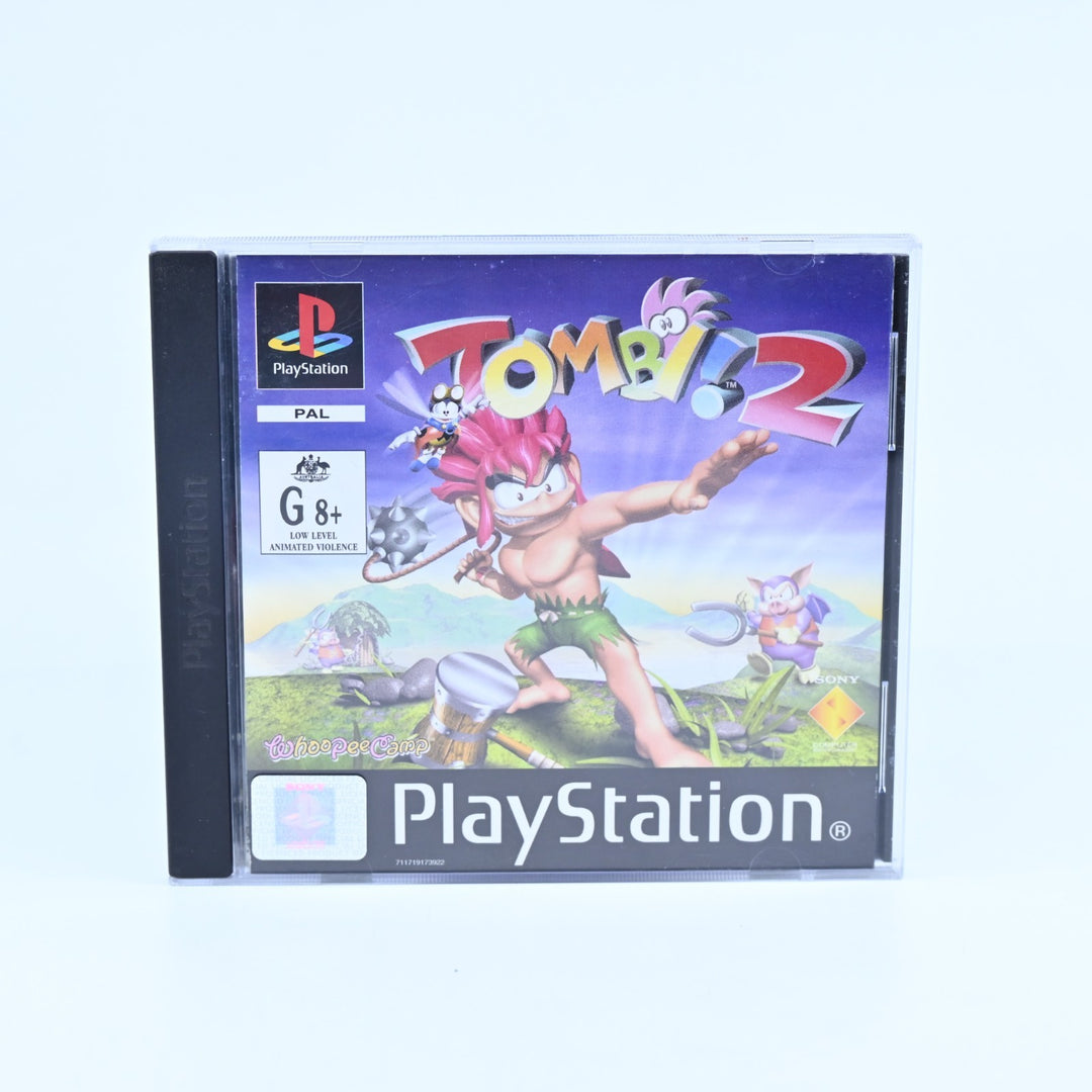 Tombi! 2 - Sony Playstation 1 / PS1 Game + Manual - PAL - MINT DISC!