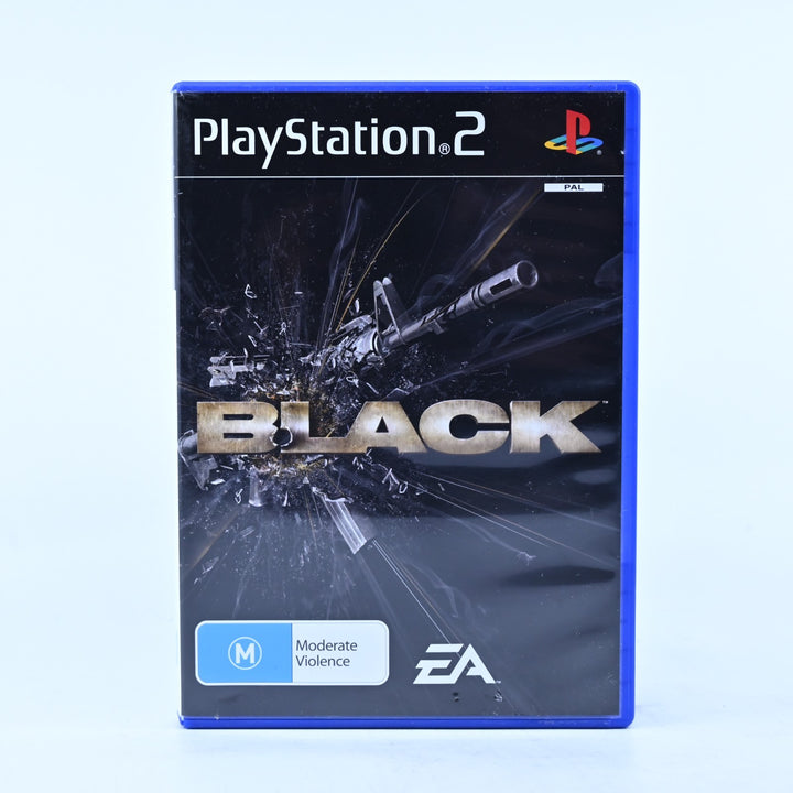 Black - Sony Playstation 2 / PS2 Game + Manual - PAL - MINT DISC!
