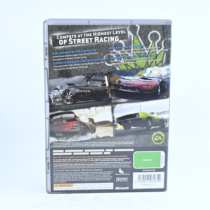 Need for Speed: Prostreet - Xbox 360 Game + Manual - PAL - MINT DISC!