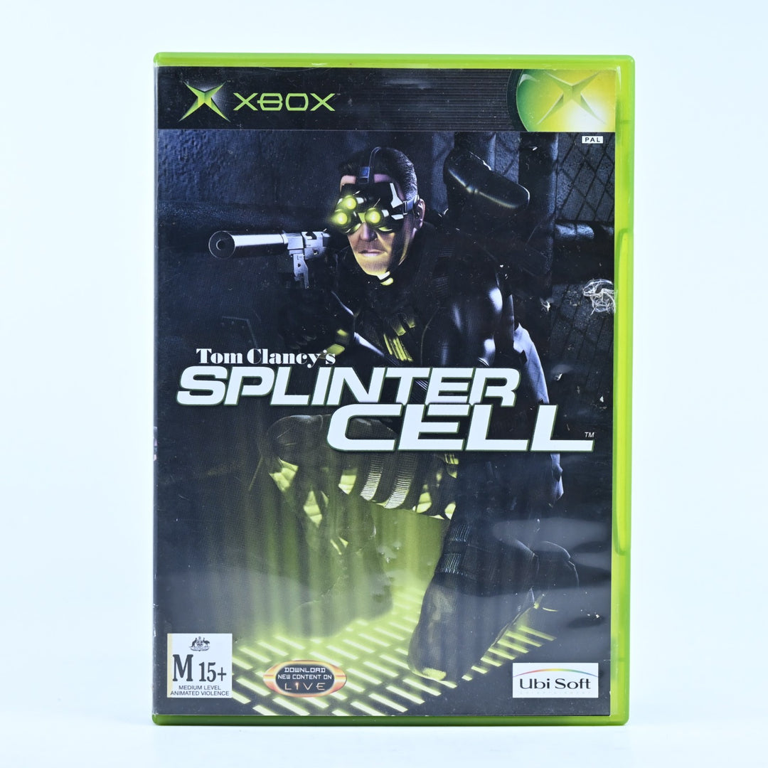 Tom Clancy's Splinter Cell - Original Xbox Game + Manual - PAL - MINT DISC!