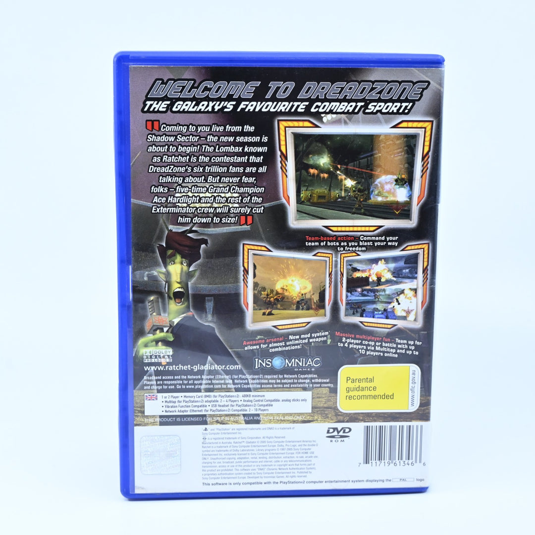 Ratchet Gladiator - Sony Playstation 2 / PS2 Game + Manual - PAL - MINT DISC!