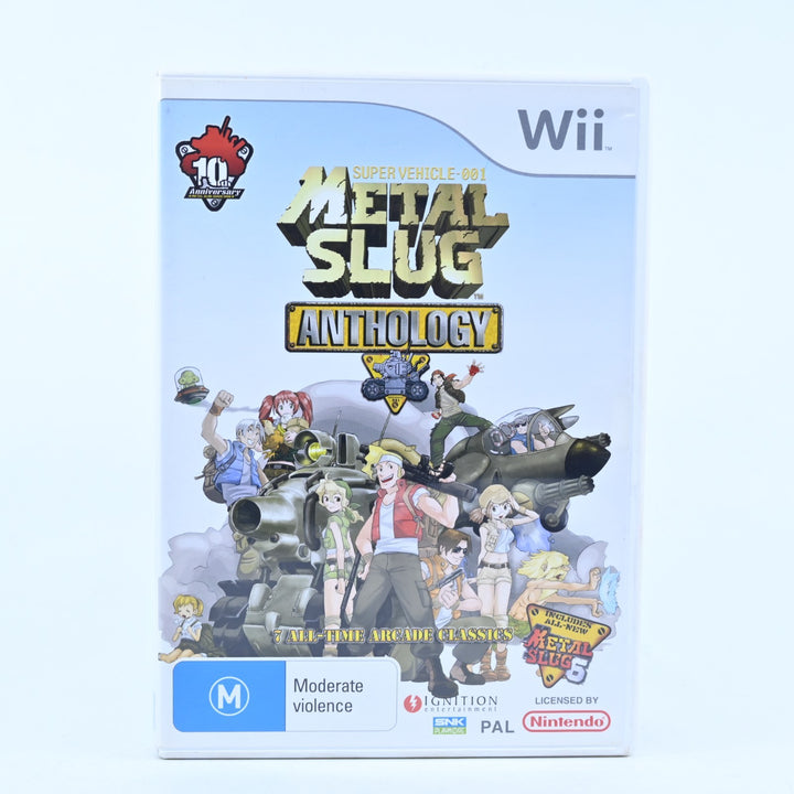 Metal Slug Anthology - Nintendo Wii Game + Manual - PAL - MINT DISC!