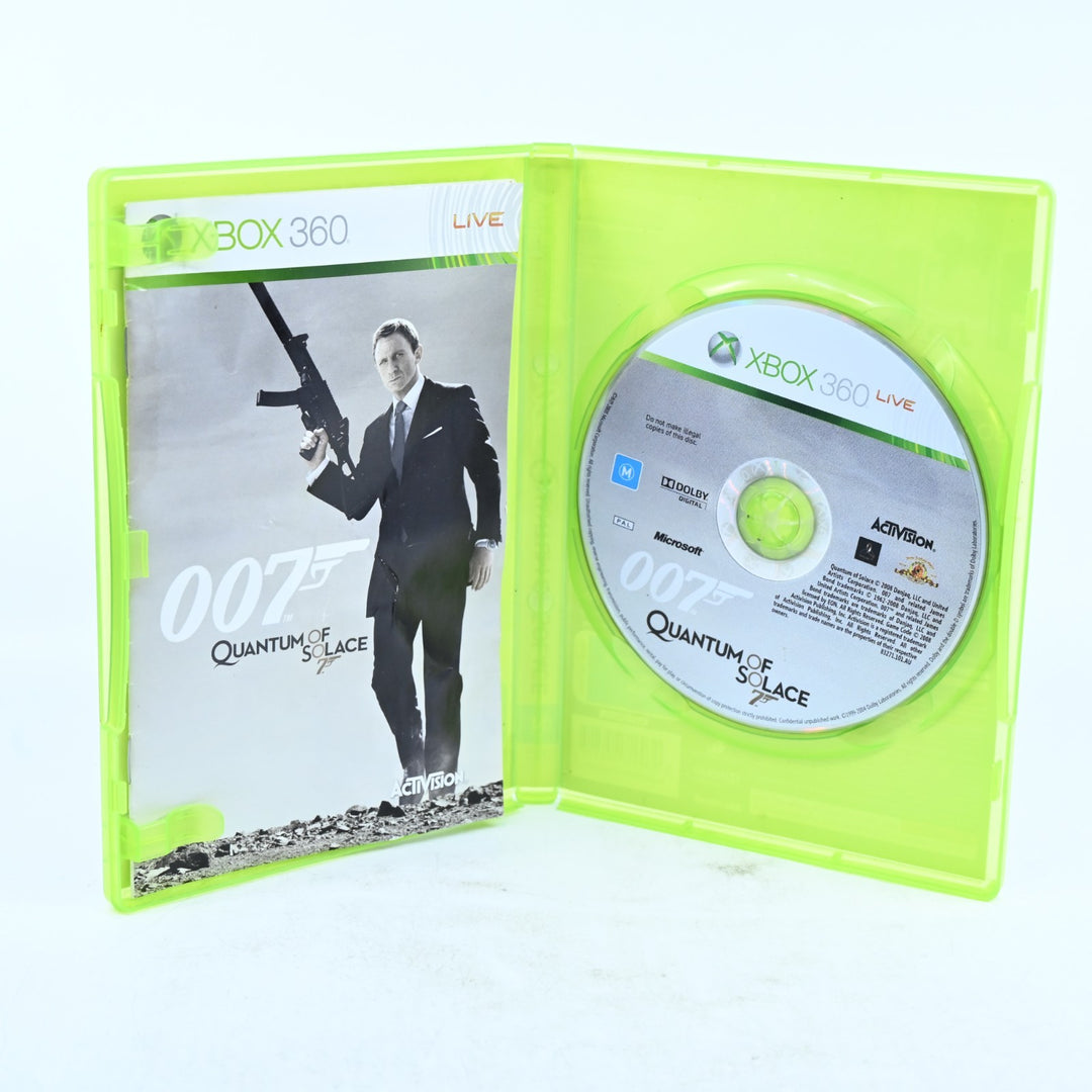 007: Quantum of Solace - Xbox 360 Game + Manual - PAL - MINT DISC!