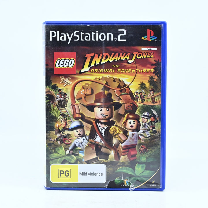 LEGO Indiana Jones - Sony Playstation 2 / PS2 Game + Manual - PAL