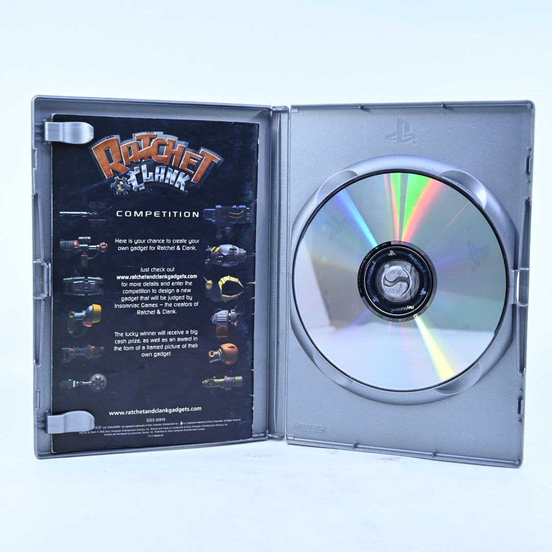 Ratchet &amp; Clank - Sony Playstation 2 / PS2 Game + Manual - PAL - MINT DISC!