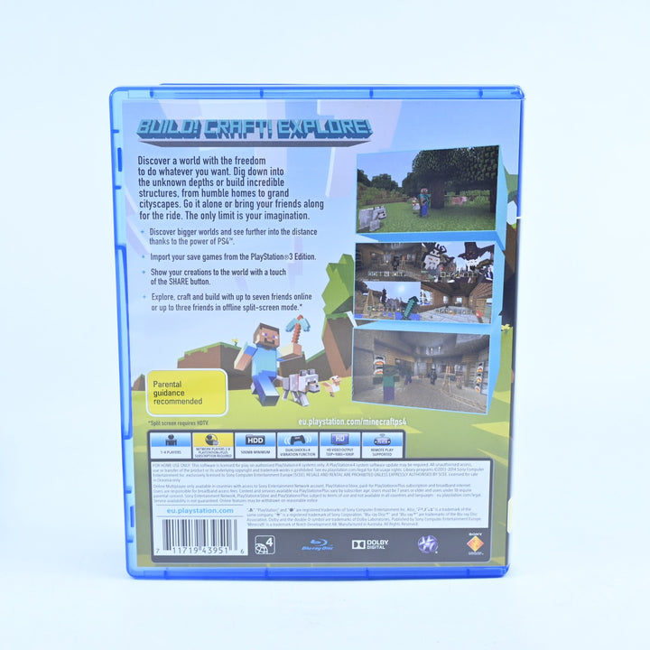 Minecraft - PlayStation 4 Edition - Sony Playstation 4 / PS4 Game - MINT DISC!