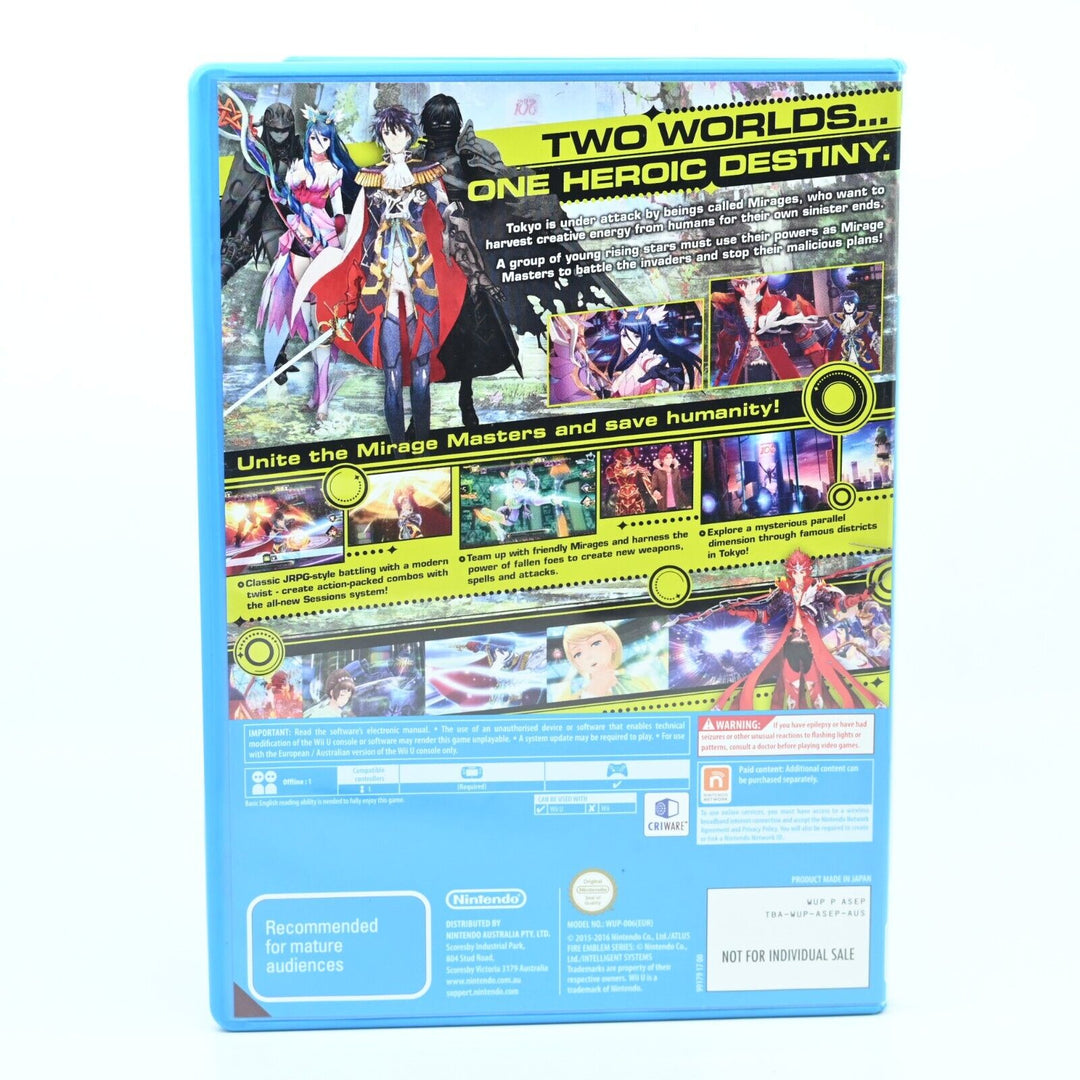 Tokyo Mirage Sessions #FE - Nintendo Wii U Game - PAL - MINT DISC!